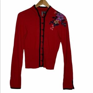 Charlotte Tarantola embroidered sweater.